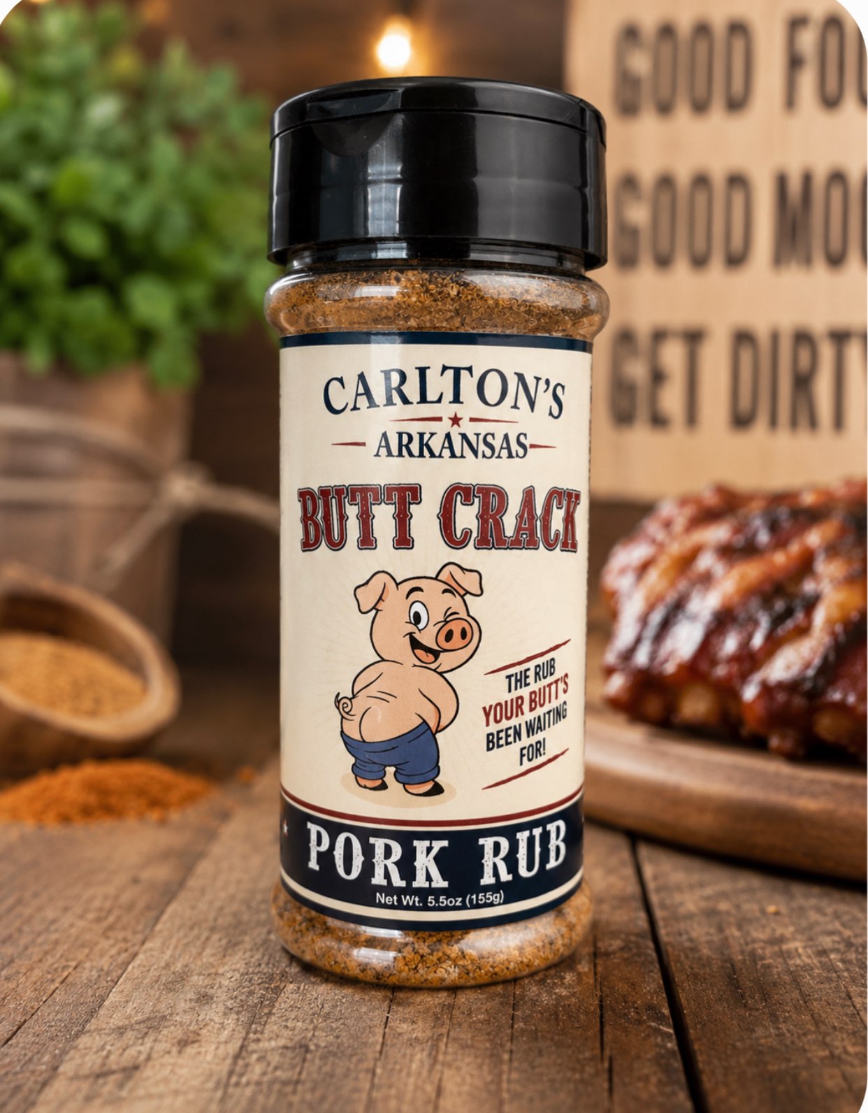 Butt Crack Pork Rub